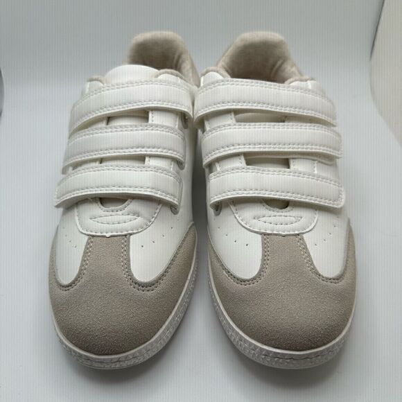 CUSHIONAIRE Women's Sneaker +Comfort Foam 6.5 WHITE/GRAY - Picture 2 of 7